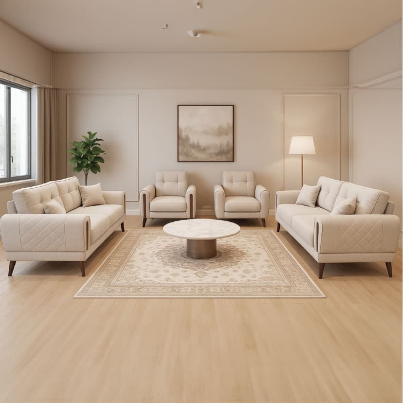 Bloom Sofa Set 3+3+1+1