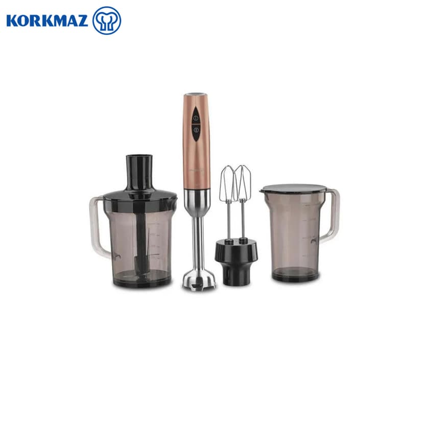 Korkmaz Hand Blender Set Gold