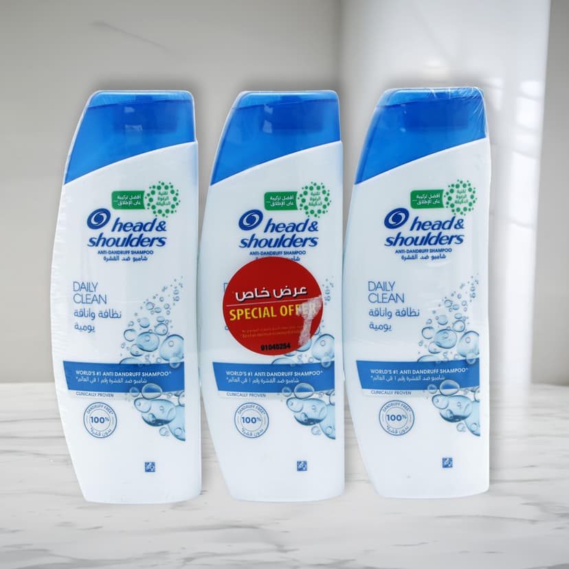 Head and Shoulders Classic Shampoo 3x190ml