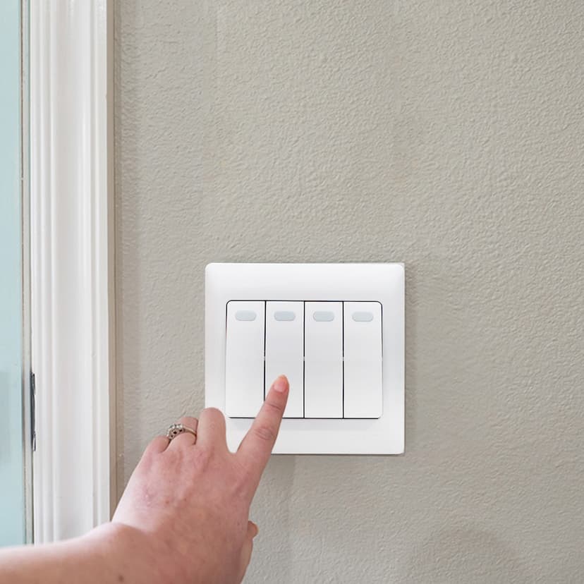 4 Gang 1 Way Switch 10A 250V