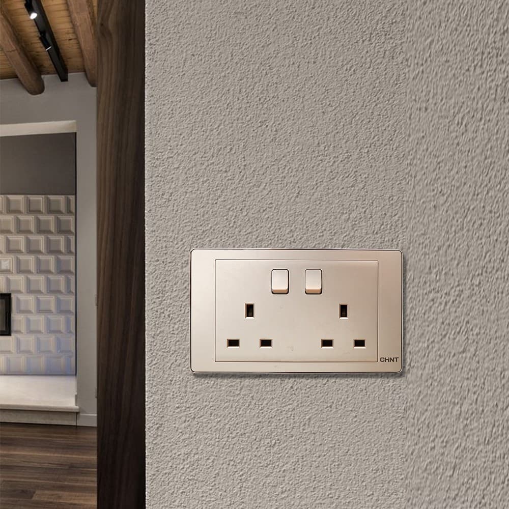 Switch Double Socket 13A 250V