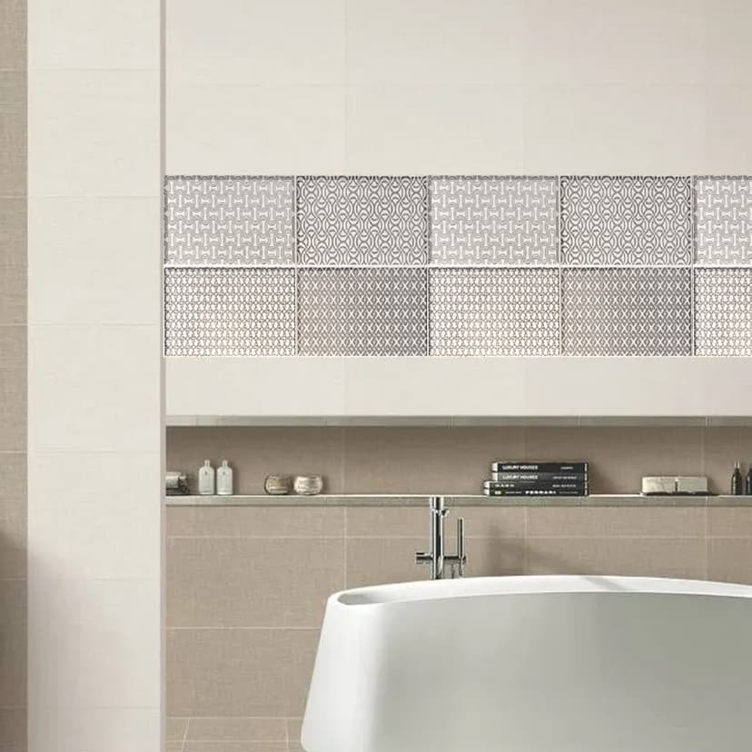 Bathroom Decor Tiles 3x45cm 6 Piece .81m²