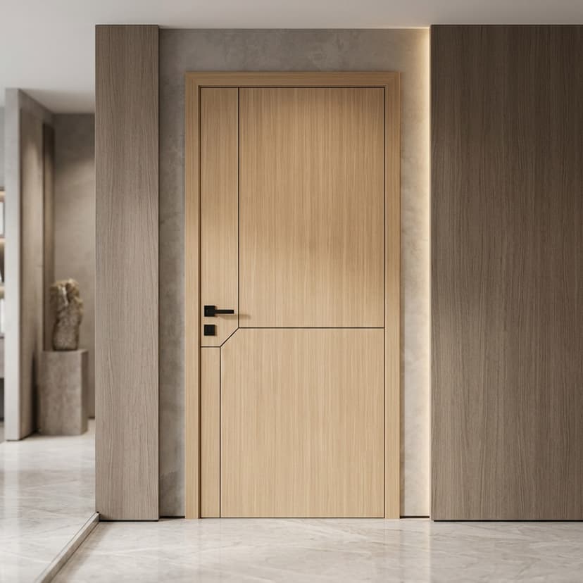 WPC Door Set 210x100x22cm