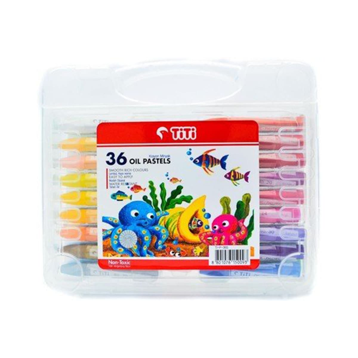 titi Oil Pastel 36 Color Pp Case