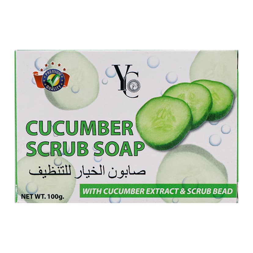 YC Cucumber Scrub Soap 100g