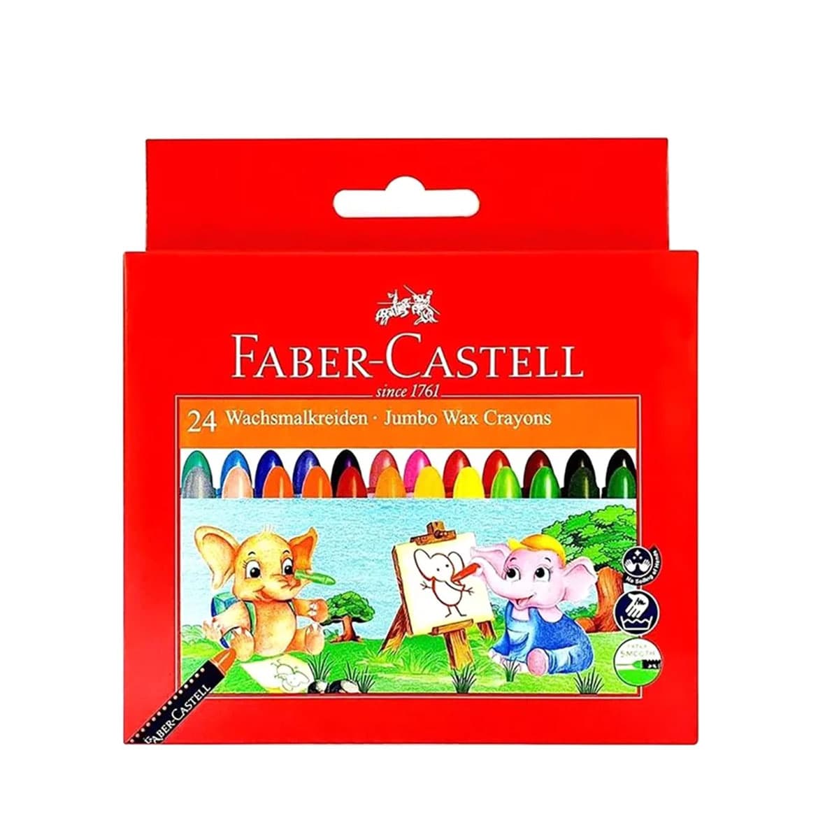 Fc Jumbo Wax Crayons 24 Color