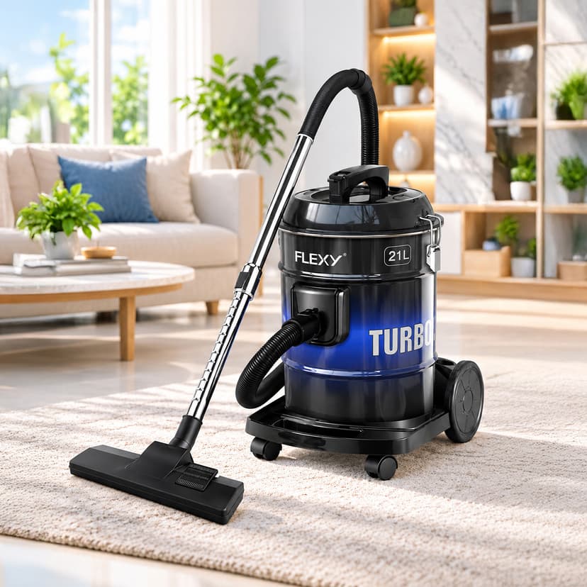 FLEXY Turbo Drum Vacuum Cleaner 2000W 21L FDV1821APW